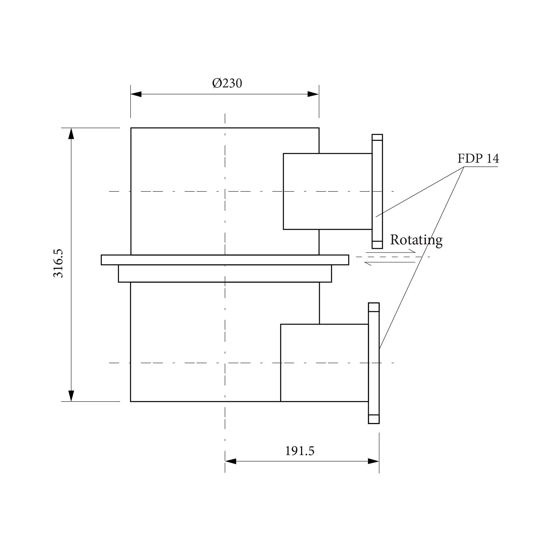 ��·������ת��ŦRJ153114 1.4 �C 1.6 GHz FDP14 ����