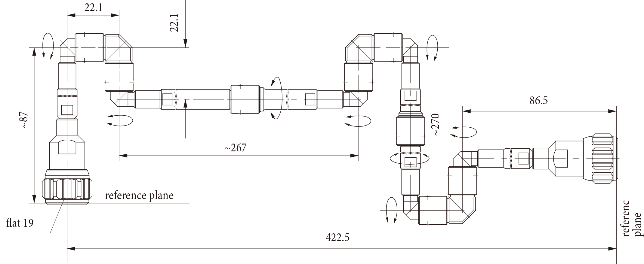 ��·��ת��Ŧ RJ518017 DC to 18 GHz N������